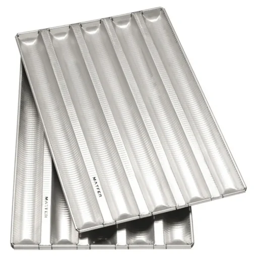 Alu-Gaufer plaques à pain 750 x 430 6 baguettes