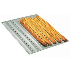 Alu-Gaufer plaques à pain 650 x 430 6 baguettes