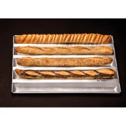 Alu-Gaufer plaques à pain pâtissier 600x400 5 baguettes