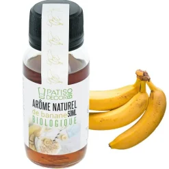 Arôme naturel de Banane biologique 50 ml - DDM 03/25