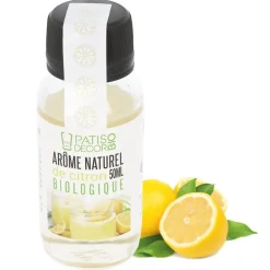 Arôme naturel de citron biologique 50 ml - DDM 09/24