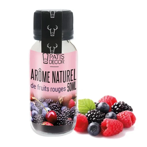 Arôme naturel de Fruits rouges 50 ml - DDM 12/24