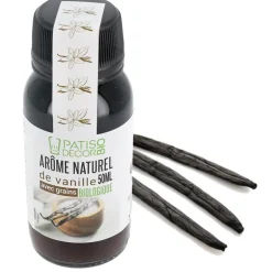 Arôme naturel de vanille biologique avec graines 50 ml