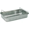 Bac gastronorme perforé inox - avec anses panier - GN 1/1 profondeur 15 cm
