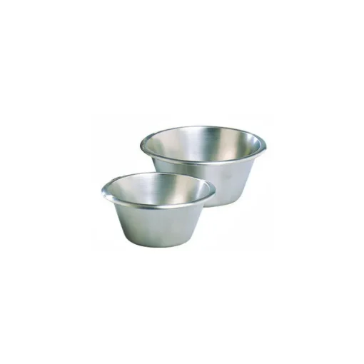 Bassine inox fond plat 26 cm