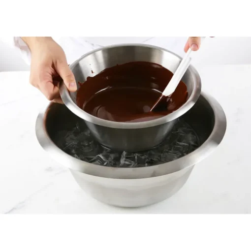 Bassine inox fond plat 26 cm