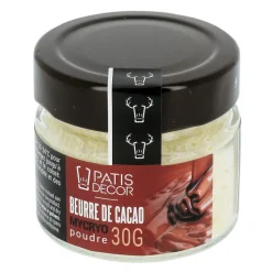 Beurre de cacao mycryo en poudre 30 g