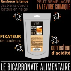 Bicarbonate alimentaire 100 g