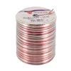 Bolduc Raphia Pearl rouge / argent 50 m