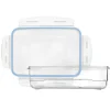 Boîte de conservation rectangulaire ECOZEN avec couvercle