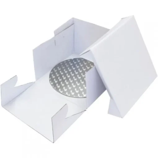 Boîte pâtissière blanche hauteur 15 cm PME