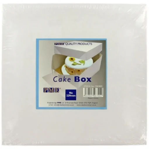 Boîte pâtissière blanche hauteur 15 cm PME
