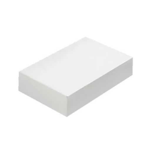 Boîte traiteur blanche 43 x 29 x 6 cm