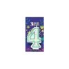 Bougie Anniversaire, chiffre 4