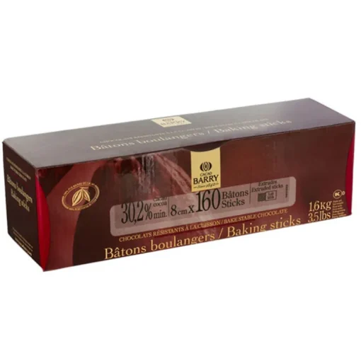Bâtons boulangers chocolat au lait  Barry (x160)
