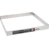 Cadre à pâtisserie inox H 2 cm - 20 x 20 cm