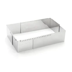 Cadre extensible inox rectangle Hauteur 5cm De Buyer