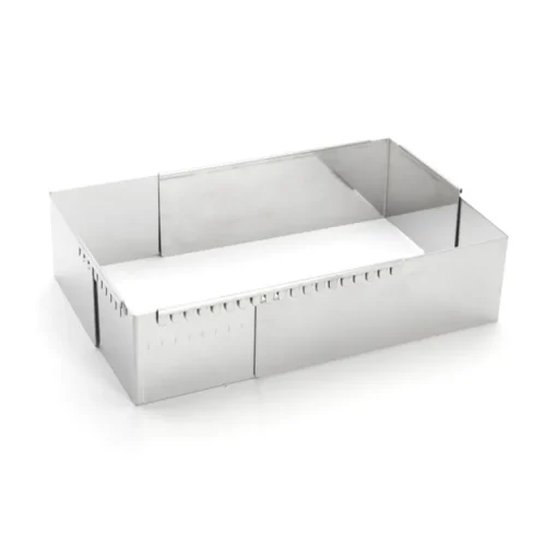 Cadre extensible inox rectangle Hauteur 5cm De Buyer