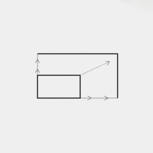 Cadre extensible inox rectangle Hauteur 5cm De Buyer