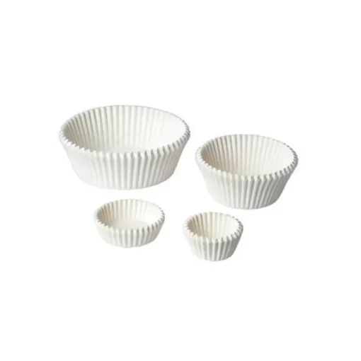 Caissettes cuisson Calypso blanches n°4 (x1000)