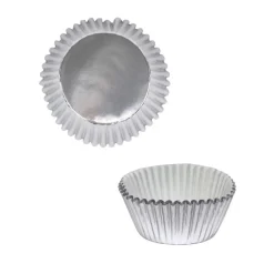 Caissettes cupcake argent (x30)