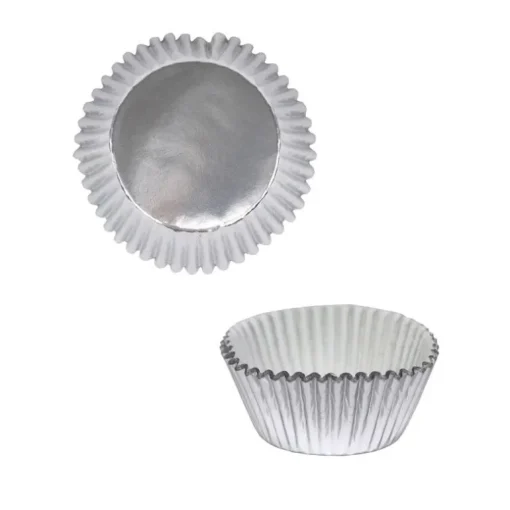 Caissettes cupcake argent (x30)