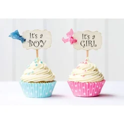 Caissettes cupcakes roses à pois (x50)