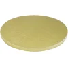 Cake Drum Rond Or Ø 25 cm