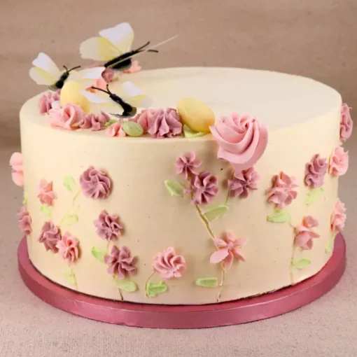 Cake Drum Rond Rose Ø 30 cm