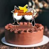 Cake topper assortis "Joyeux anniversaire" thème Sorciers