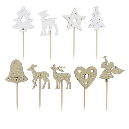 Cake toppers mix de Noël