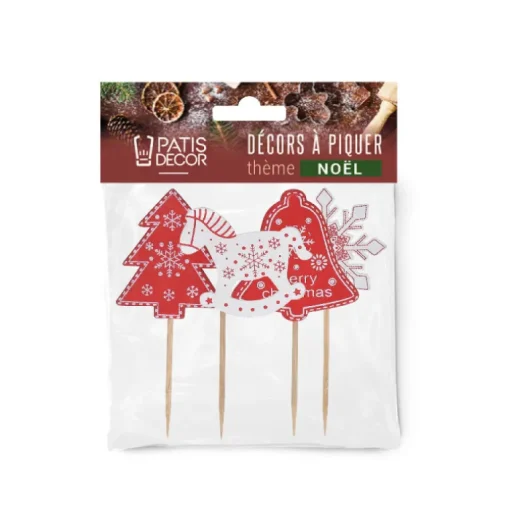 Cake toppers mix de Noël 3