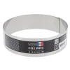 Cercle à mousse inox H 4,5 cm Ø 16 cm