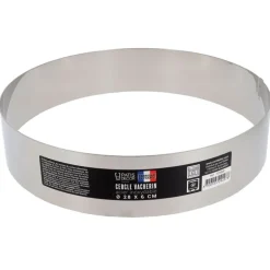 Cercle à vacherin inox H 6 cm Ø 28 cm