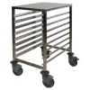 Chariot bas inox 8 niveaux 600x400