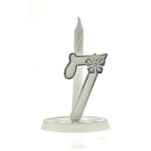 Chiffre Blanc Givré n°7 (x10)