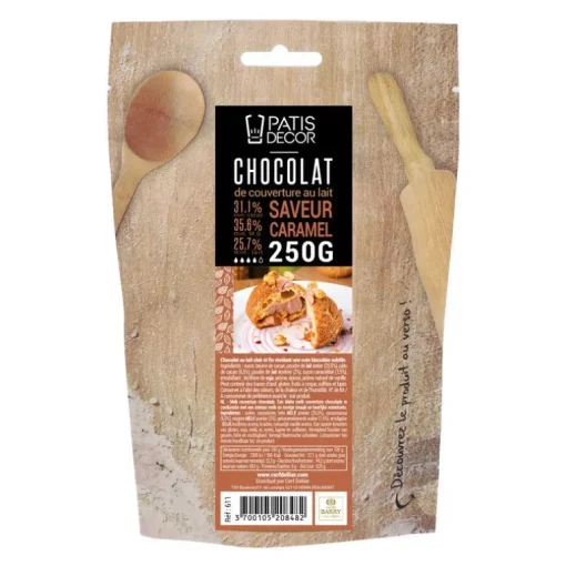 Chocolat au Lait saveur Caramel 31,1 % Barry 250 g