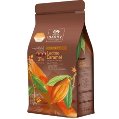 Chocolat de Couverture au Lait Lactée Caramel 31 % 1 kg