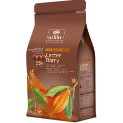 Chocolat de Couverture au Lait Lactée 35 % 5 kg