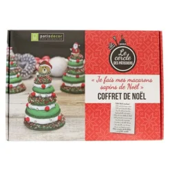 Coffret Mes Macarons Sapins de Noël
