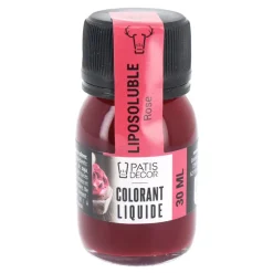 Colorant liquide liposoluble rose 30 ml