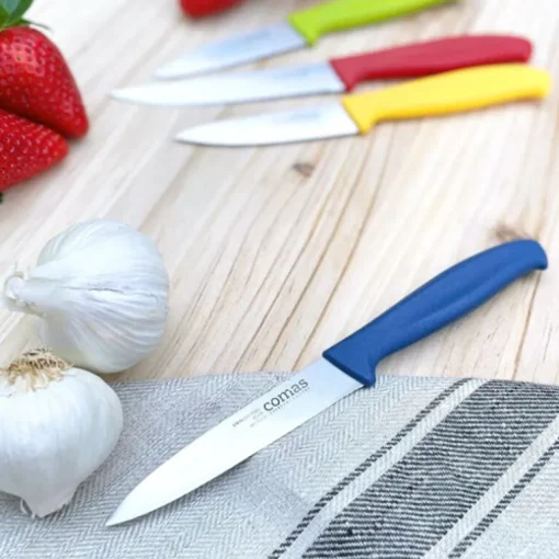 Couteau de cuisine multi usages bleu