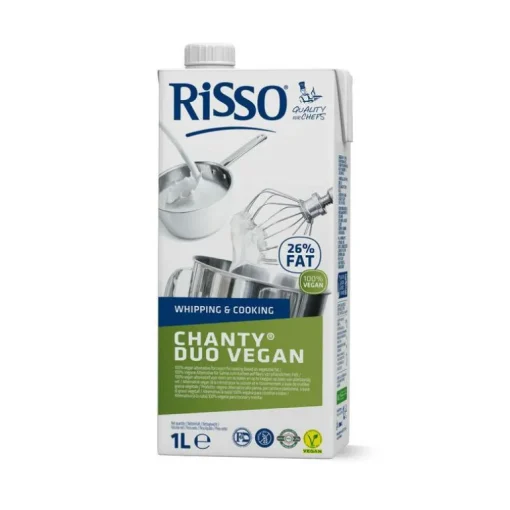 Crème pour foisonnement et cuisson Risso Chanty Duo Vegan