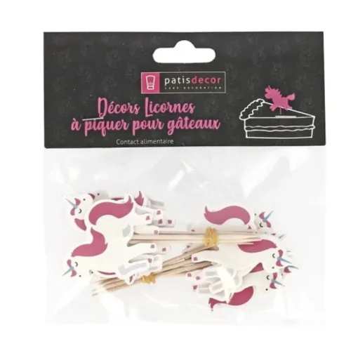 Cupcake Toppers Licorne (x 12)