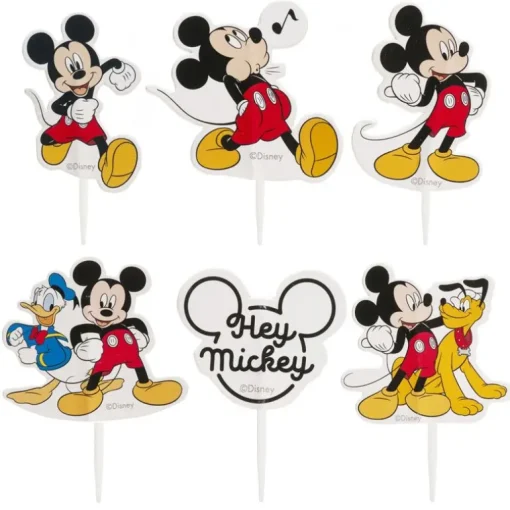 Cupcake Toppers Mickey assortis (x30)