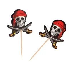 Cupcake Toppers Pirates (x 12)