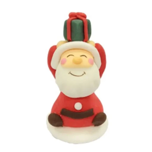 Décor comestible Père Noël cadeau (x24)