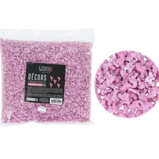 Décors comestibles flamants roses 1 kg