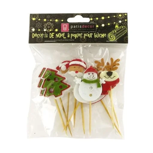 Décors de Noël en feutrine thème 1 (x10)
