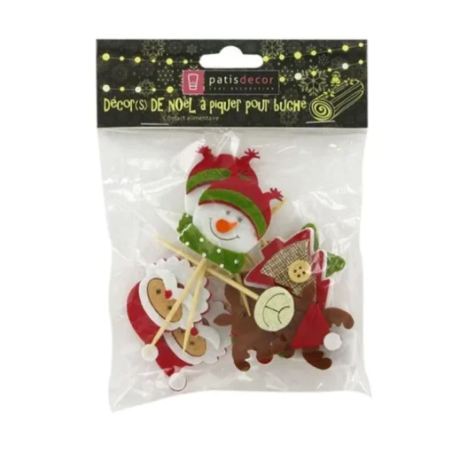 Décors de Noël en feutrine thème 2 (x10)